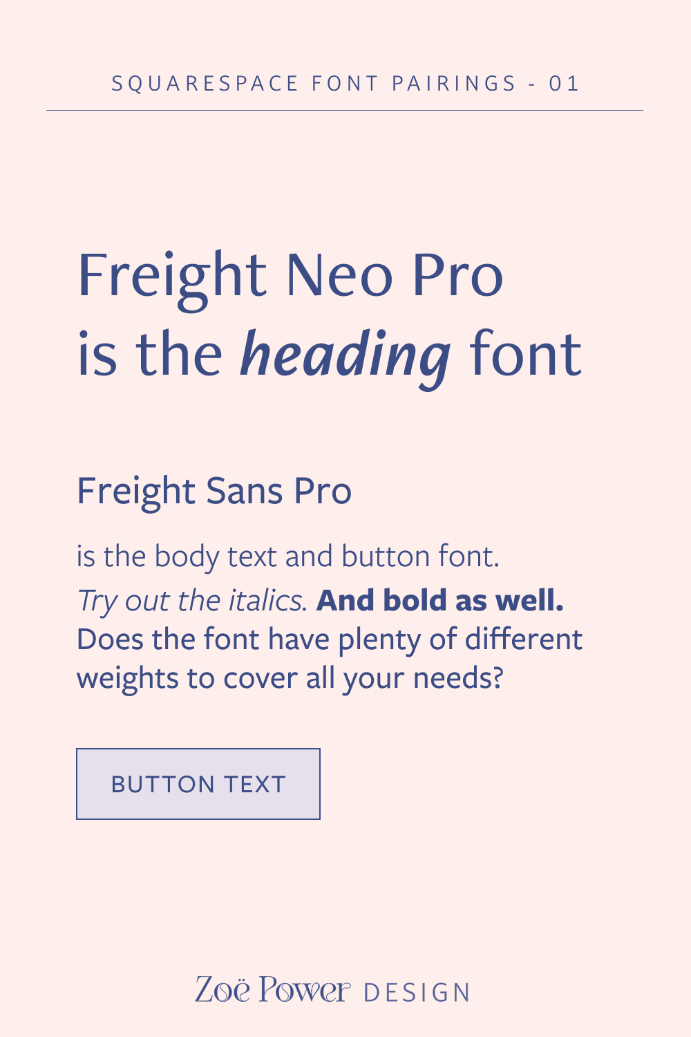 Freight Neo Pro and Freight Sans Pro font pairing