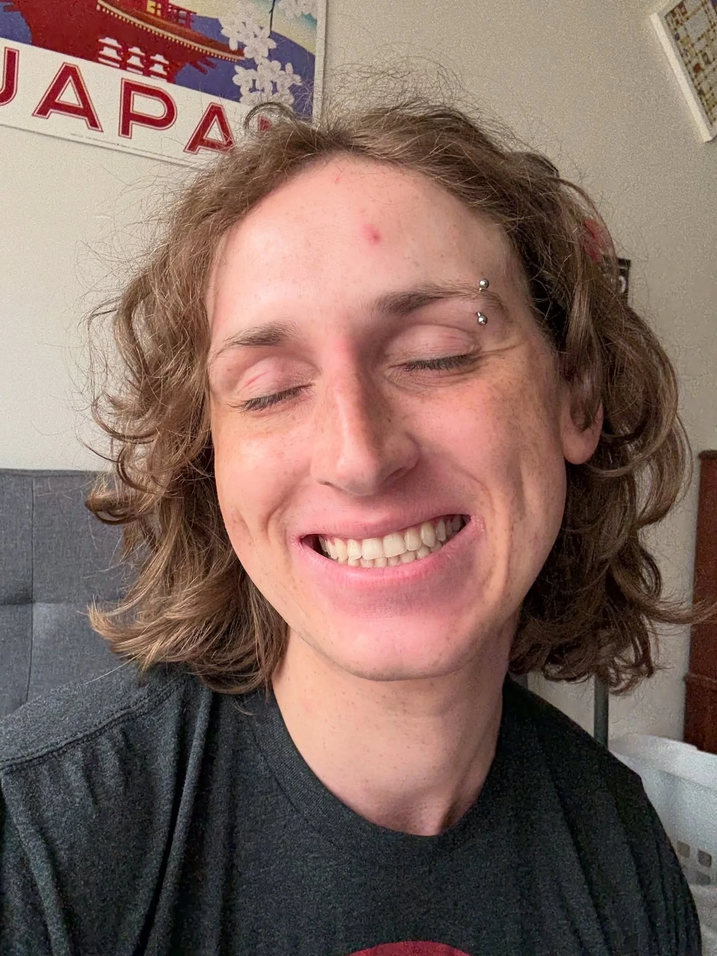 Smiling through it all! Can&rsquo;t believe this is my life