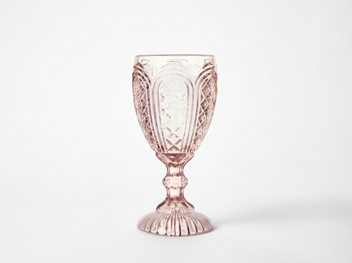 Pink Carousel Goblet