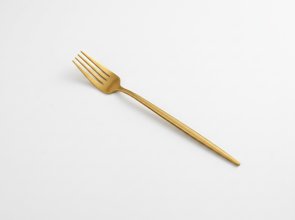 Modern Gold Salad Fork