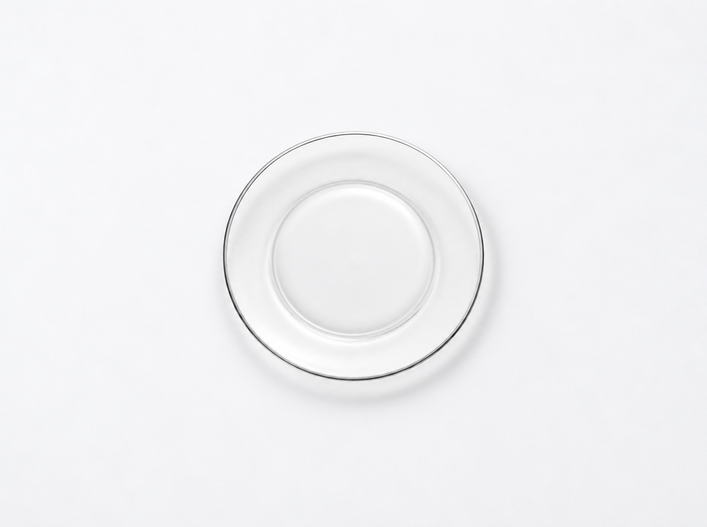 Clear Salad Plate