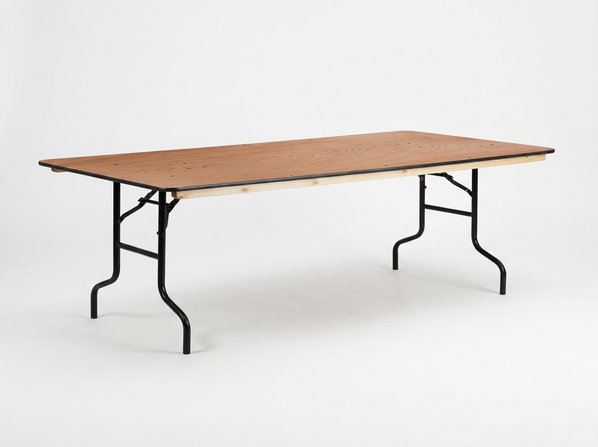 Rectangular Banquet Table Wood - 8' x 30"