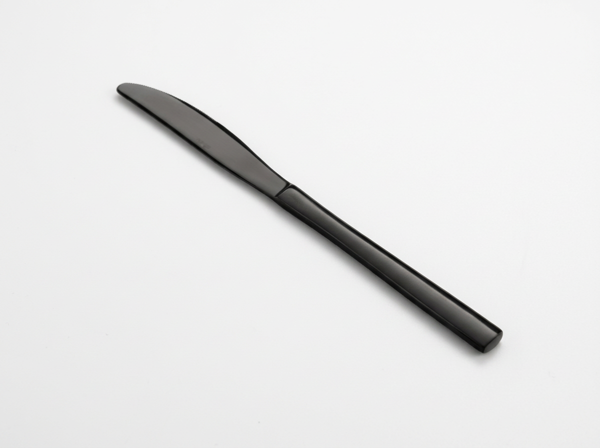 Black Dinner Knife