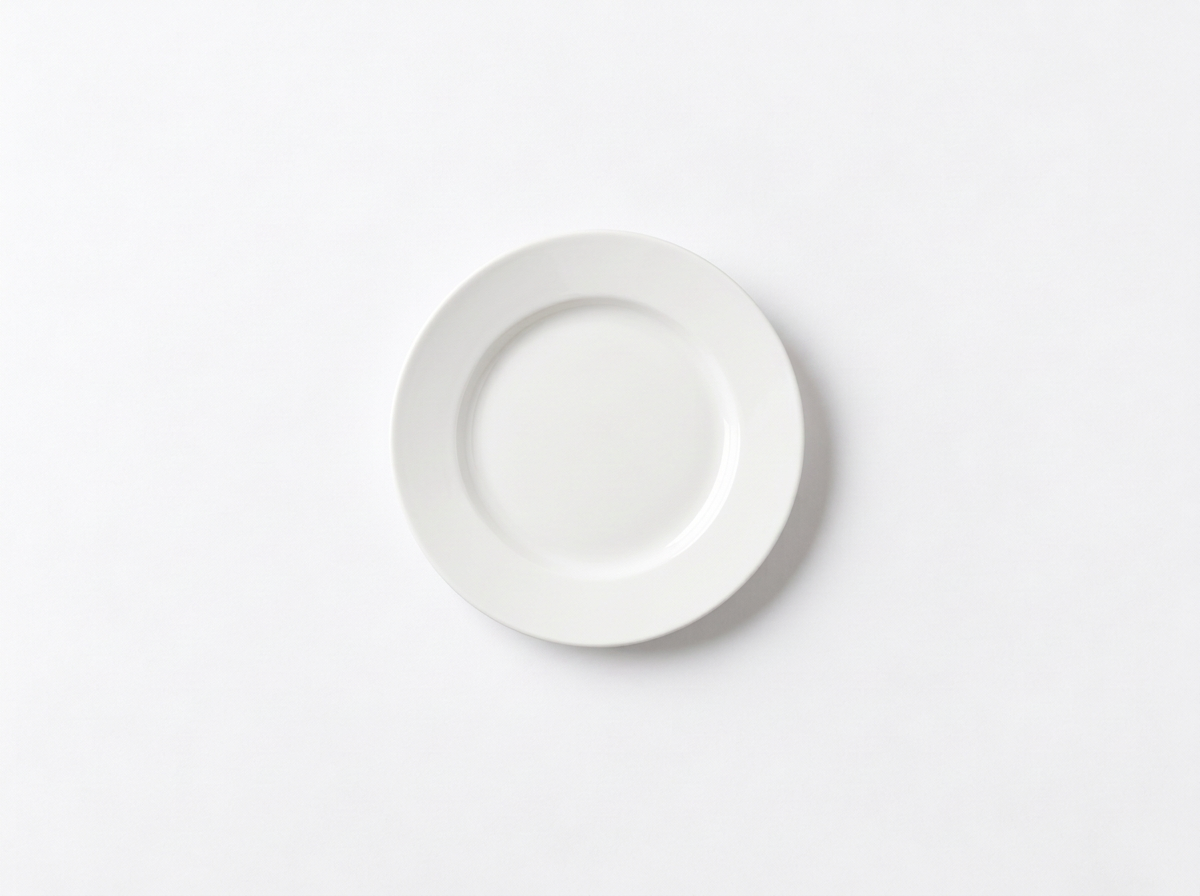 Classic White Salad Plate