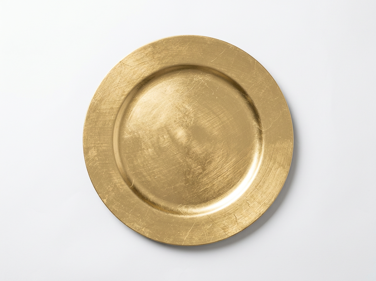 Metallic Gold Charger Plate