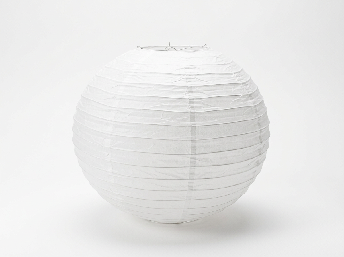 White Round Lantern