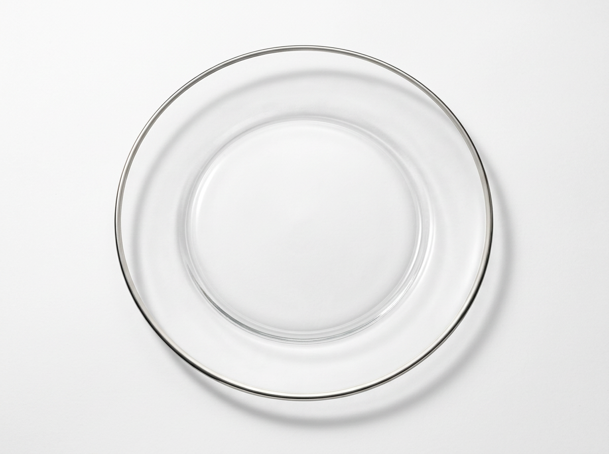 Clear Dinner Plate