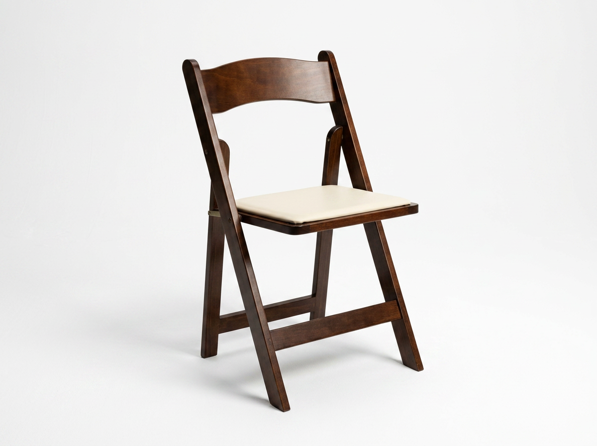 Mahogany Wood Folding Chair