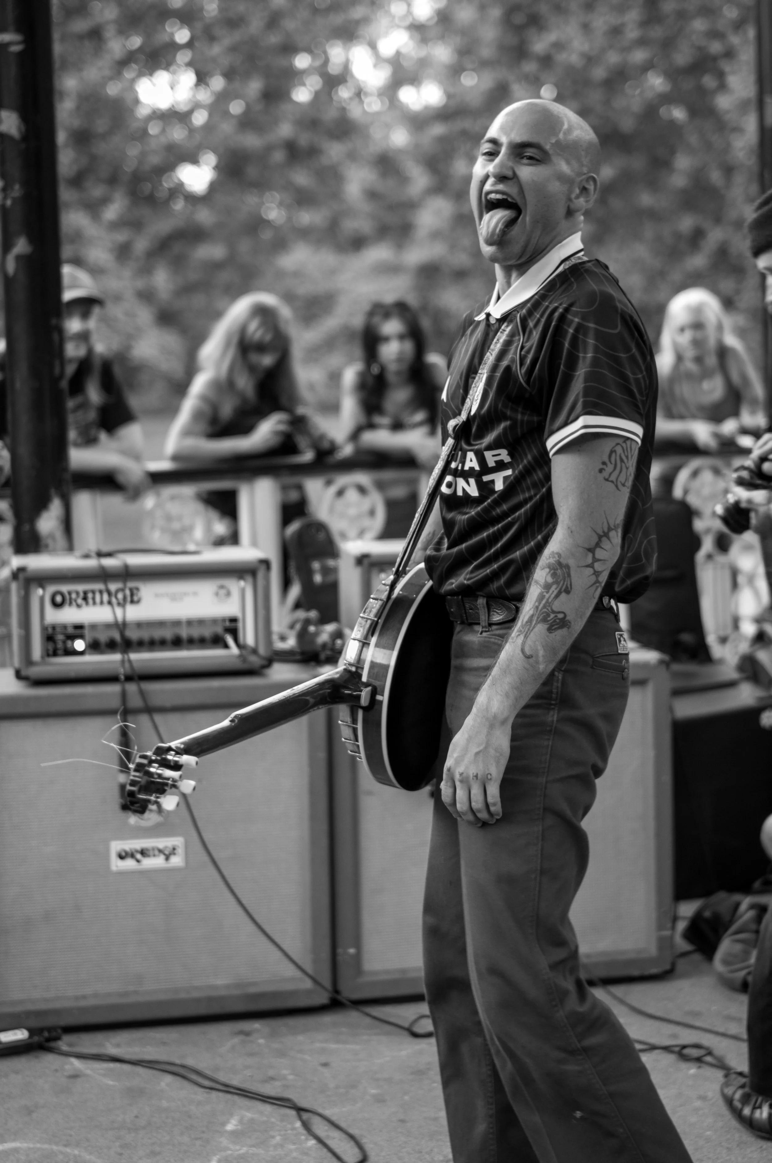Julien from Show me the Body, Southwark Park Bandstand, Aug 14