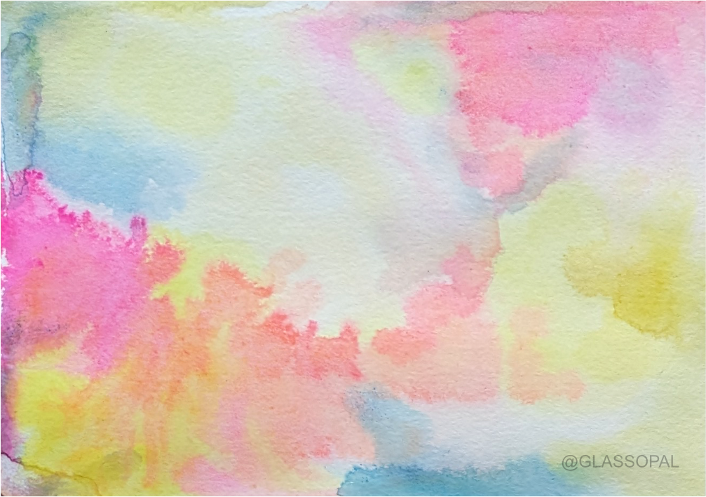 Farbstudie (4) - Acryl auf Papier - 17x23 cm - 2023 - Original 160,-€ - Prints Available