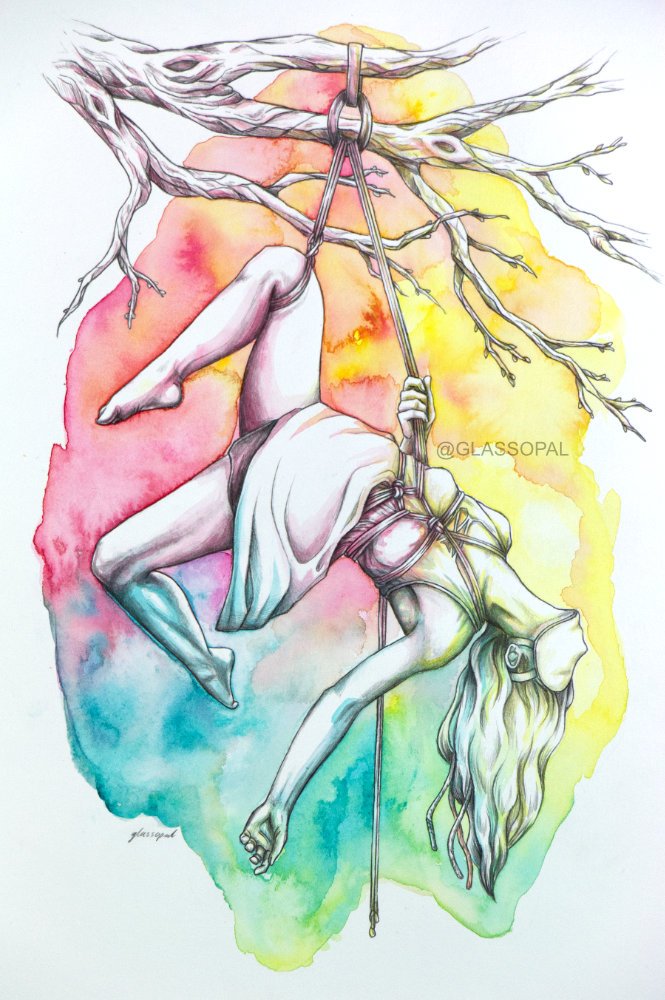 Ohne Titel - Acryl und Grafit auf Papier - 42cm x 29,7cm - 2023 - Auftragsarbeit - NO Prints available