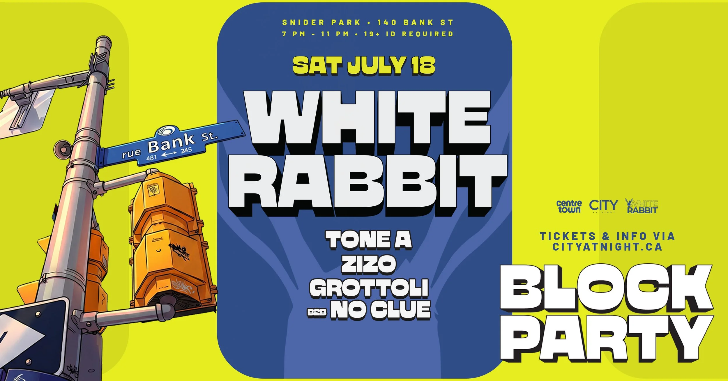 City At Night x White Rabbit Block Party