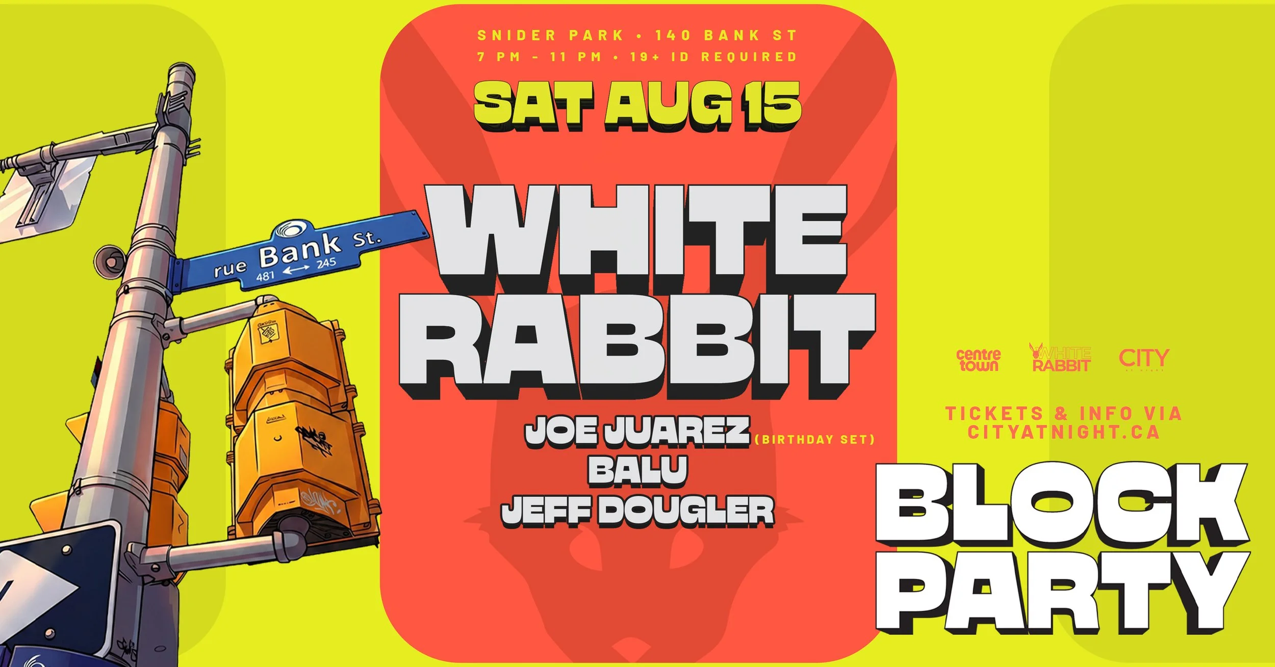 White Rabbit Block Party: Joe Juarez, BALU, Jeff Dougler