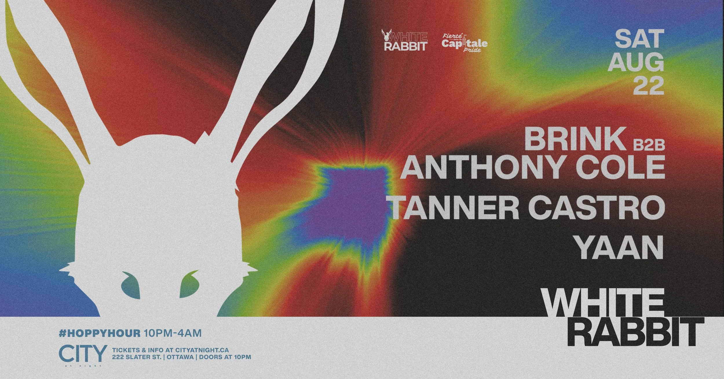White Rabbit: BRINK'S BDAY w/ BRINK b2b ANTHONY COLE, TANNER CASTRO, YAAN