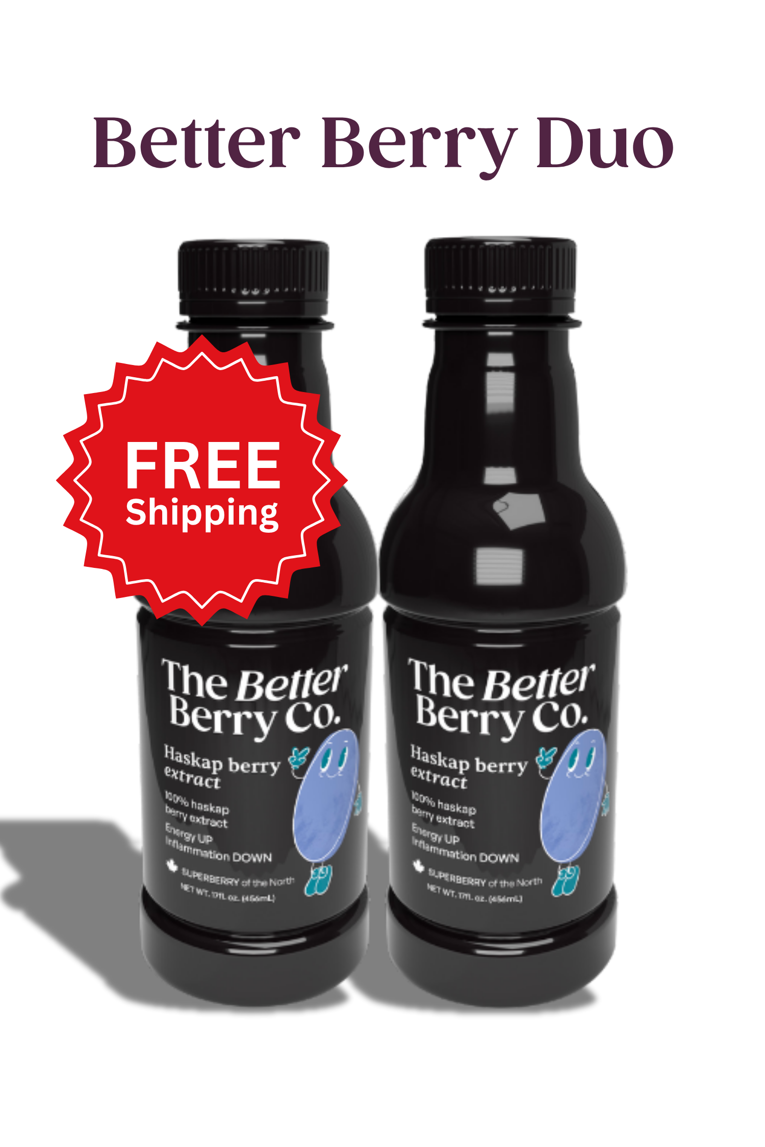 The Better Berry Duo - Haskap Berry Juice (2-pack)