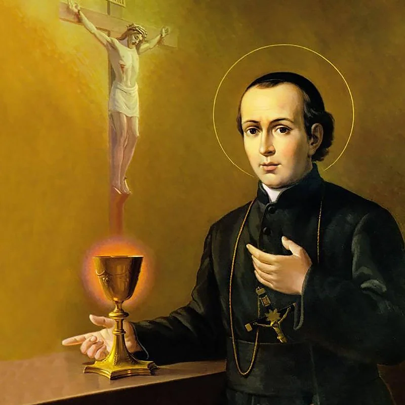 St. Gaspar painting, Indiana priesthood, called to priesthood, catholic order, missionary priest