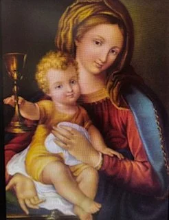 Madonna of the Precious Blood, catholic art