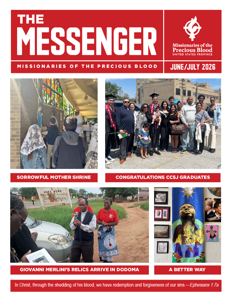 Catholic magazine that contains information for the Missionaries of the Precious Blood, vocations catholic magazine