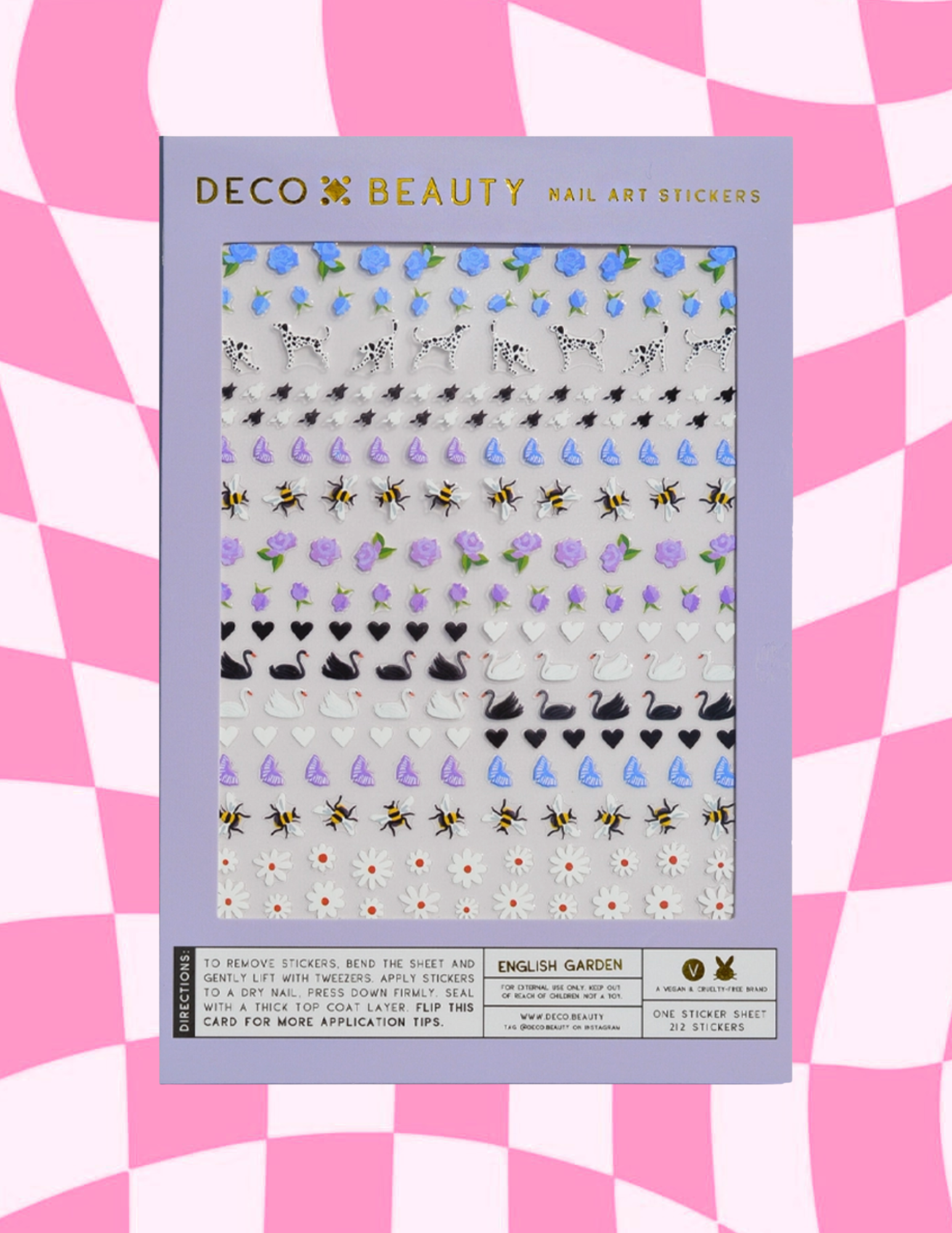 Deco Beauty Nail Art Stickers - English Garden