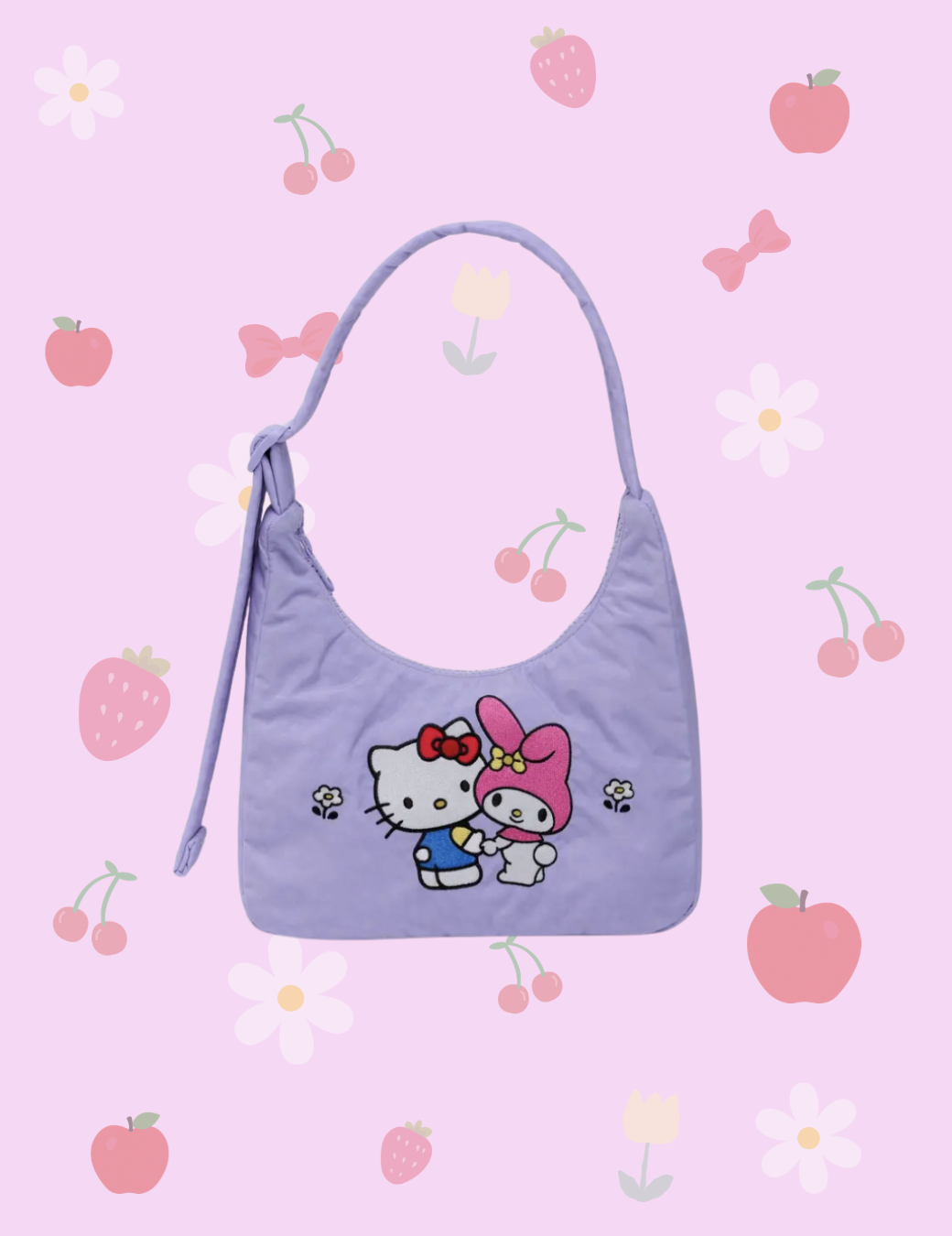 BAGGU x Hello Kitty And Friends Hello Kitty & My Melody Mini Shoulder Bag