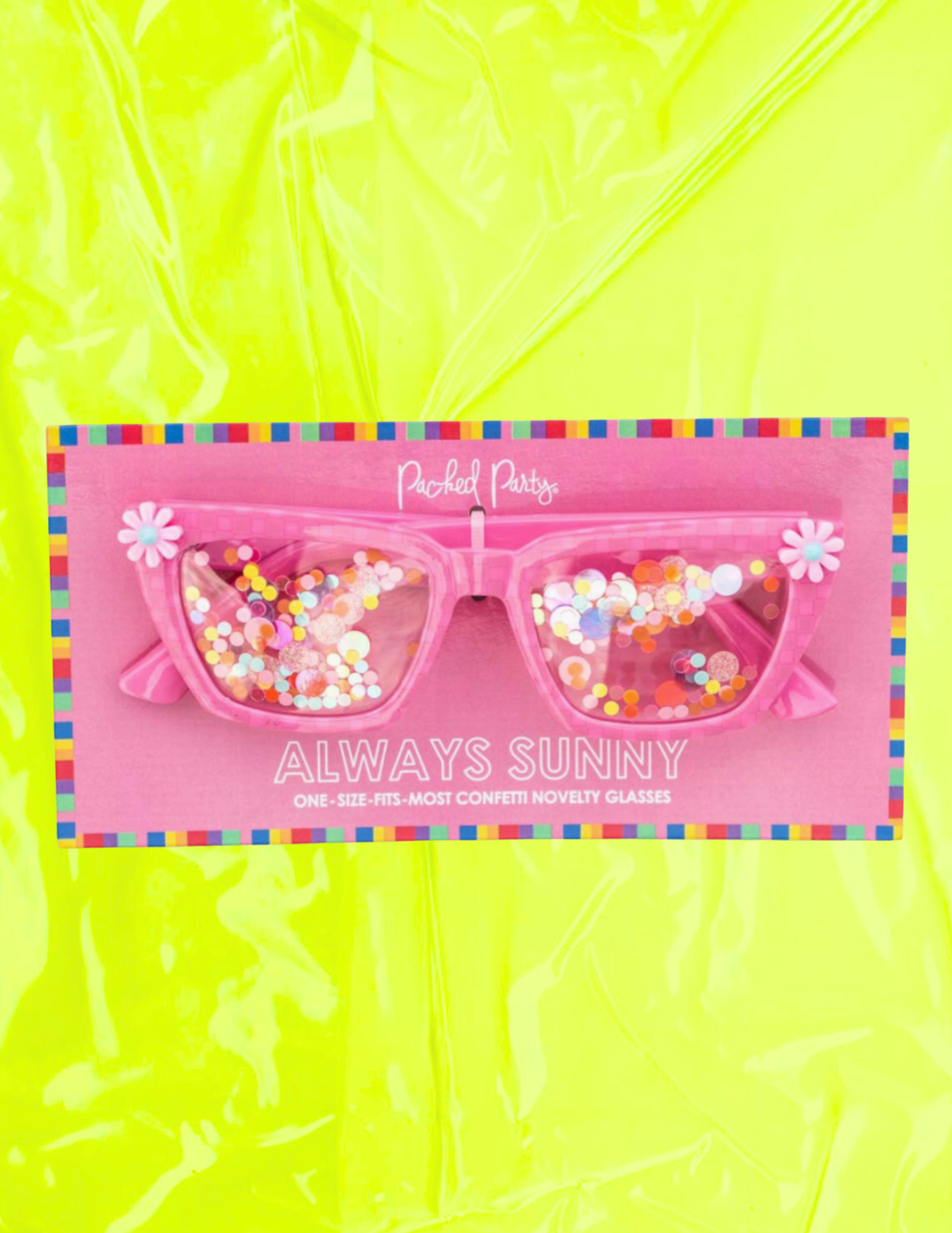 Confetti Filled Sunglasses