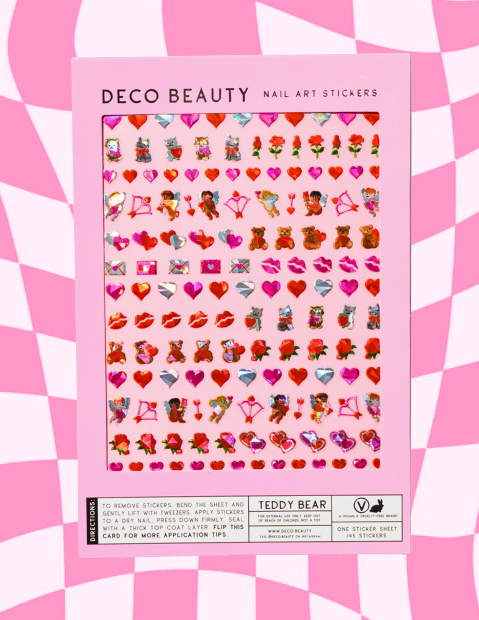 Deco Beauty Nail Art Stickers - Teddy Bear