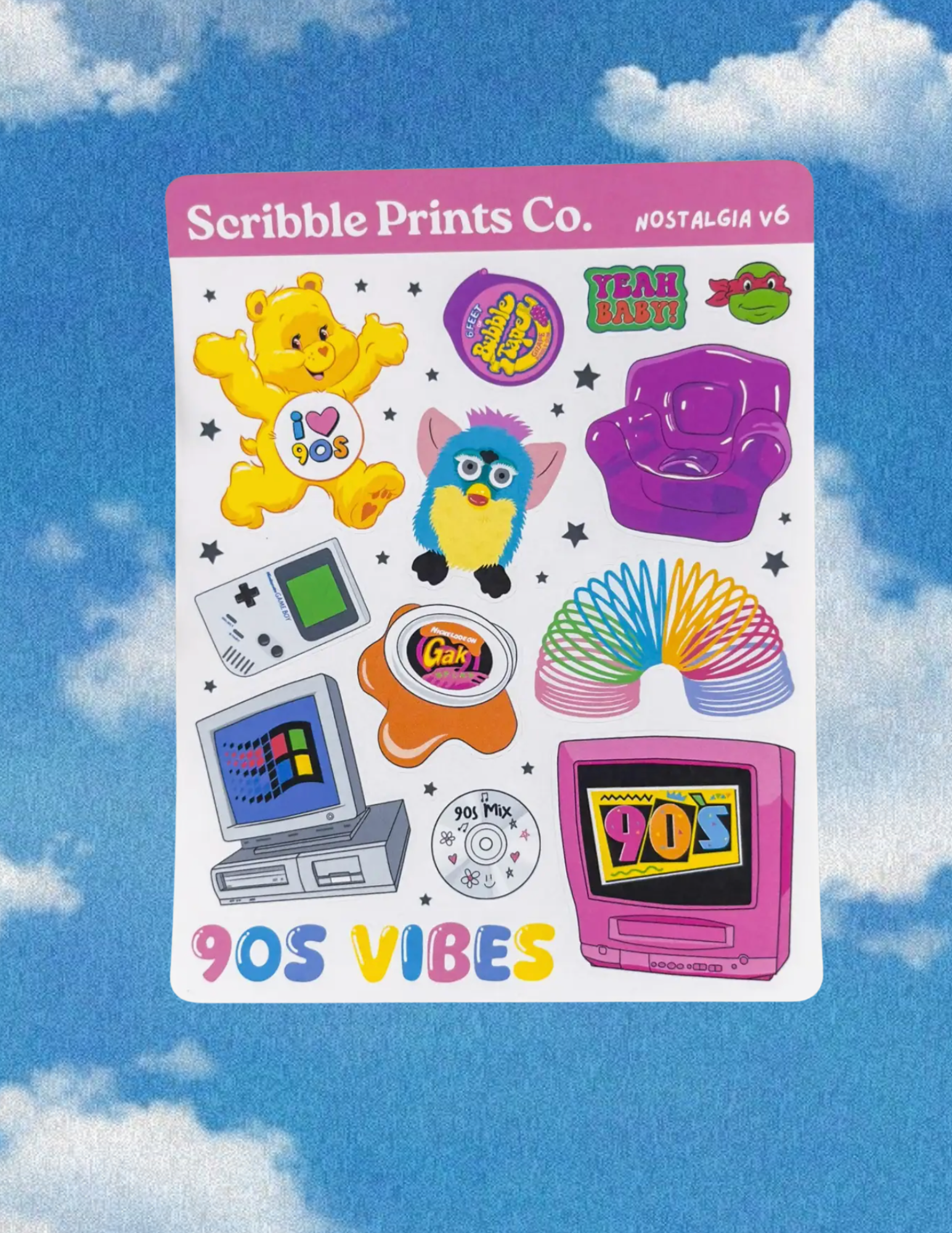 Nostalgia V.6 Matte Journal Stickers