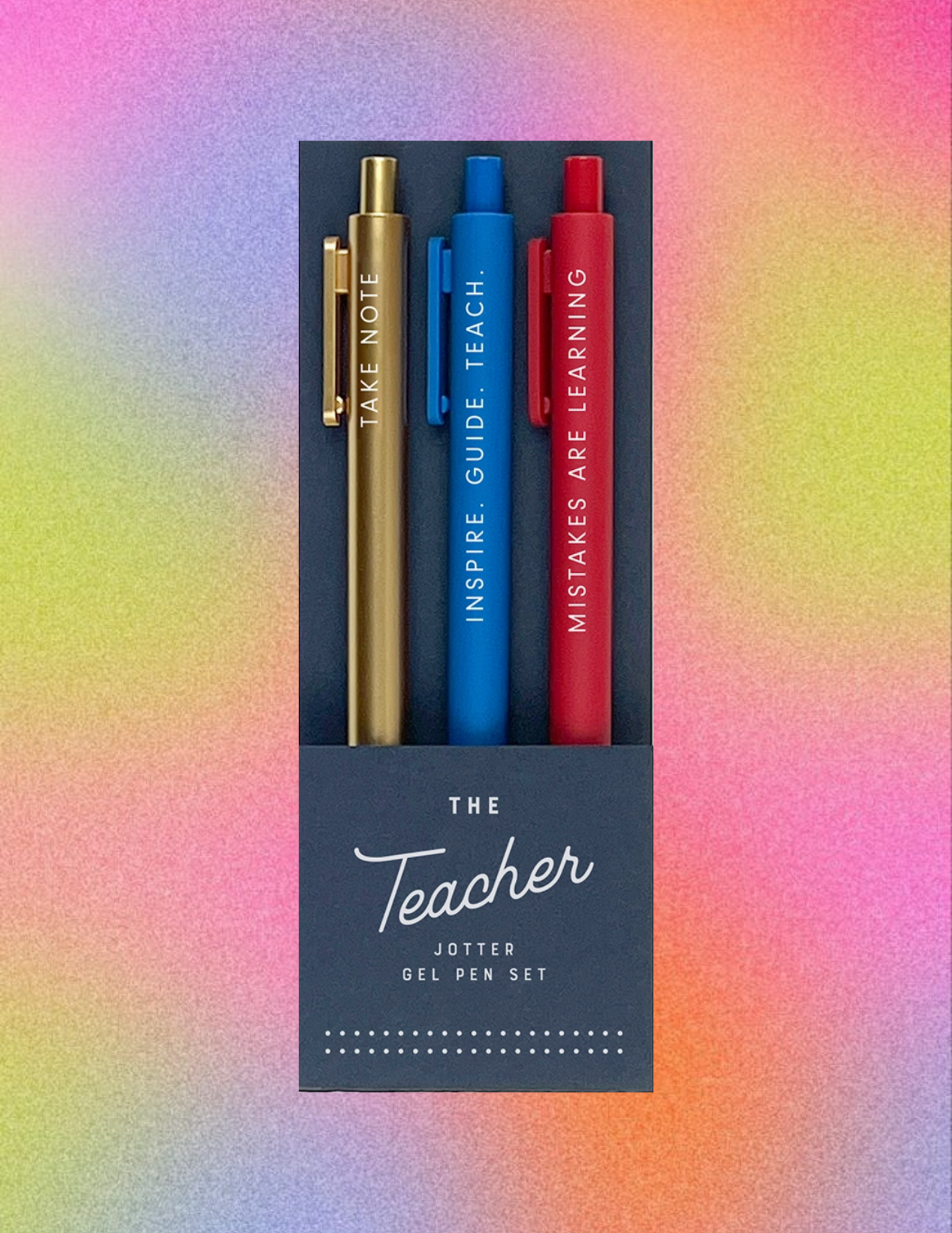 The Teacher Jotter Pen Set