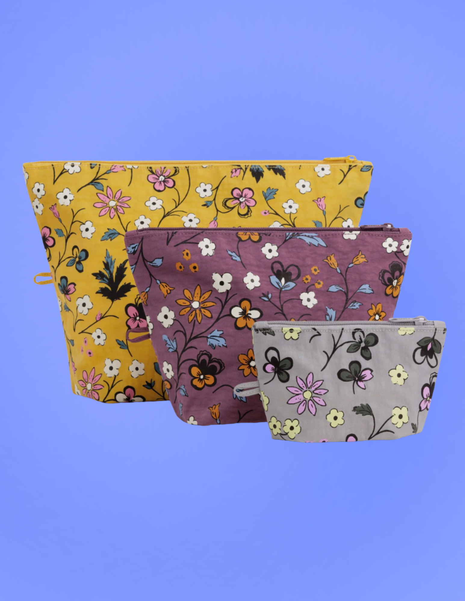 Baggu Go Pouch Set | Wildwood Mix