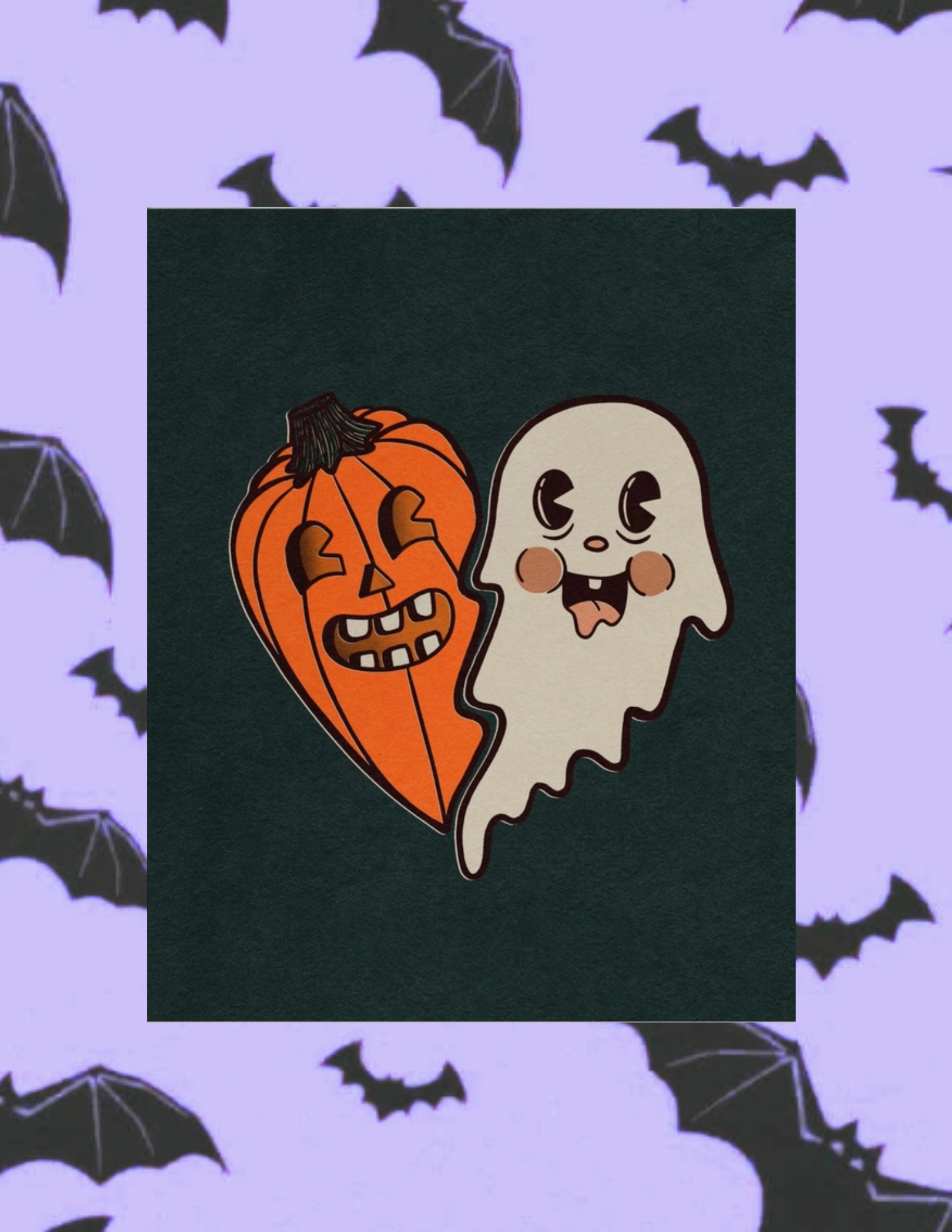 Spooky Pals Art Print