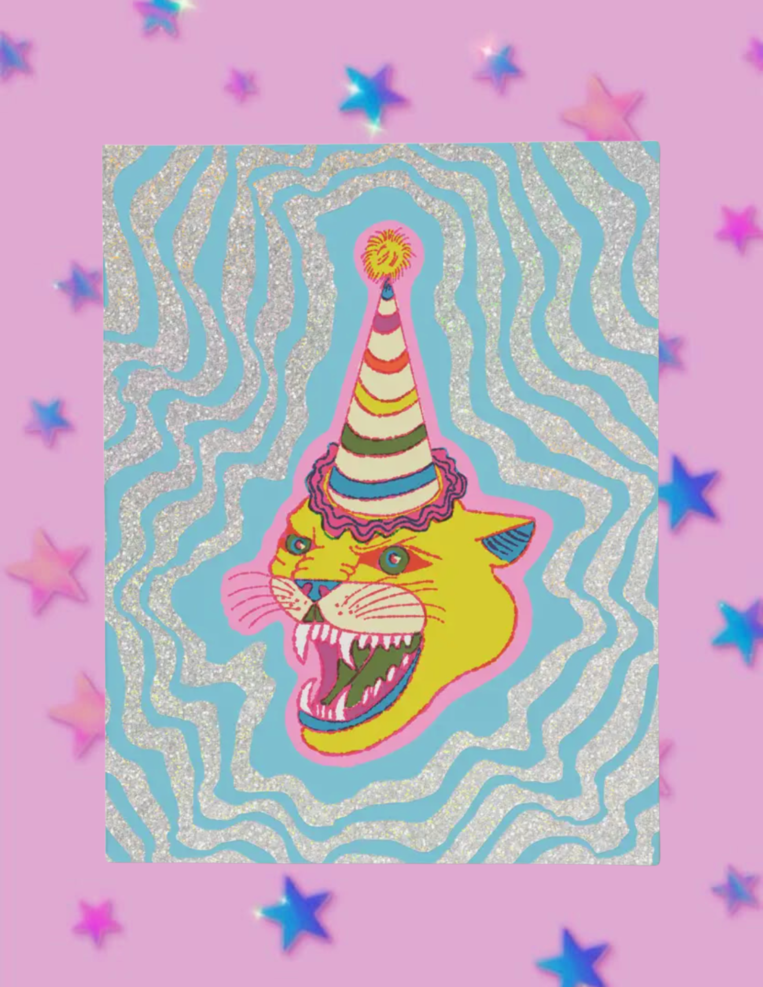 Party Hat Cat Birthday Card