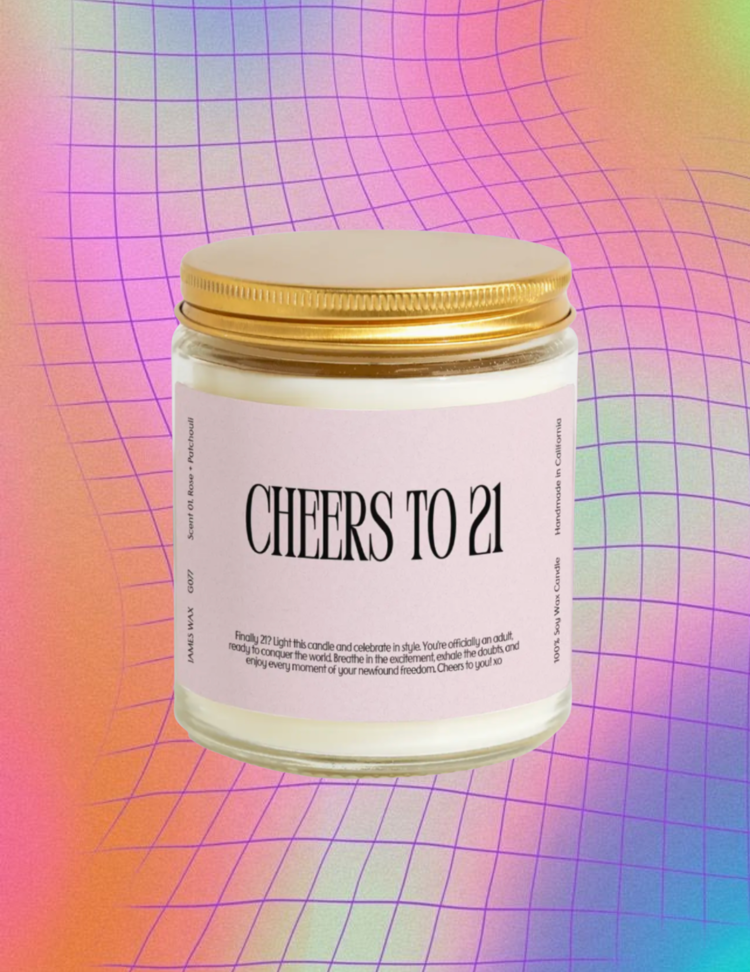 Cheers to 21! Candle