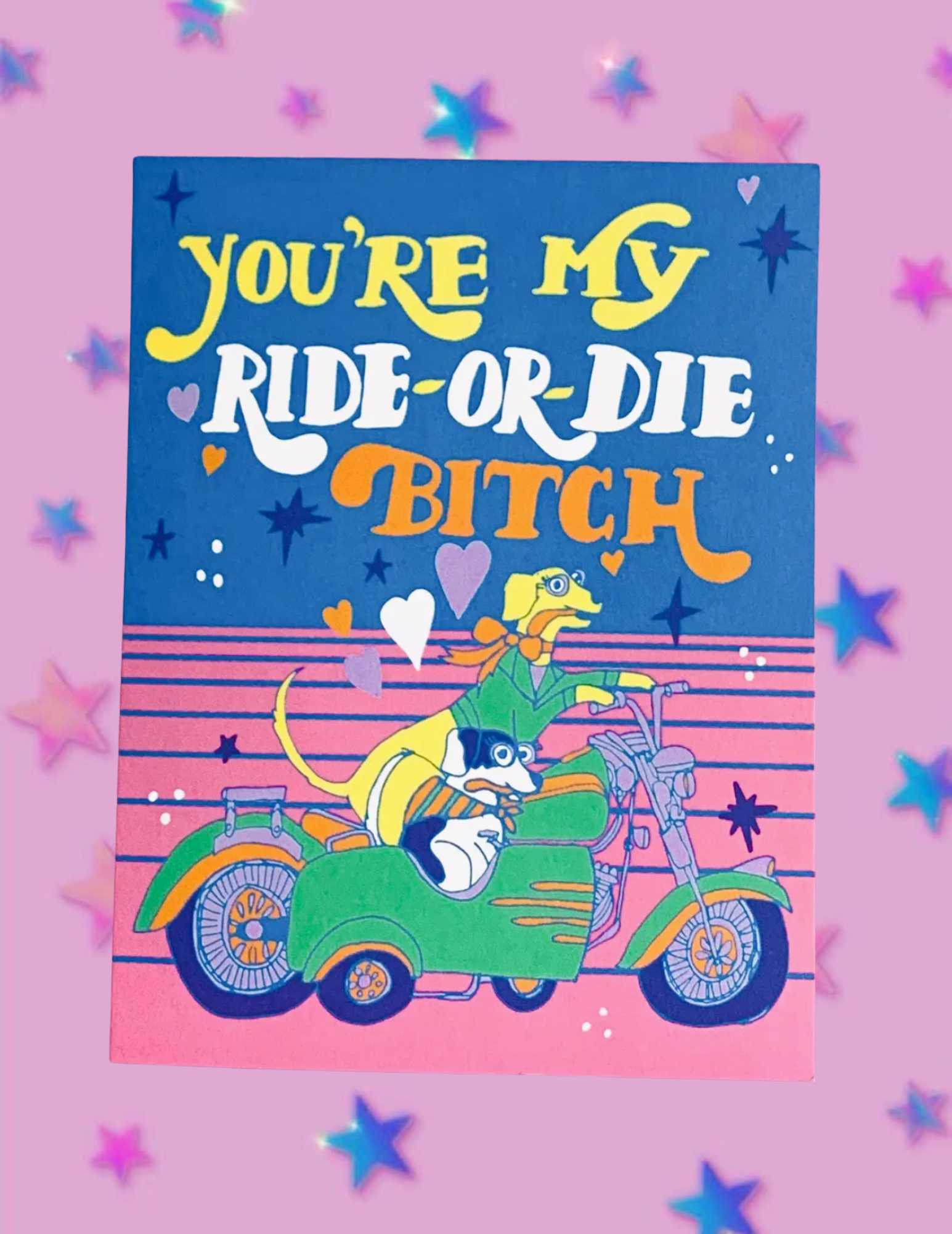 Ride or Die Greeting Card
