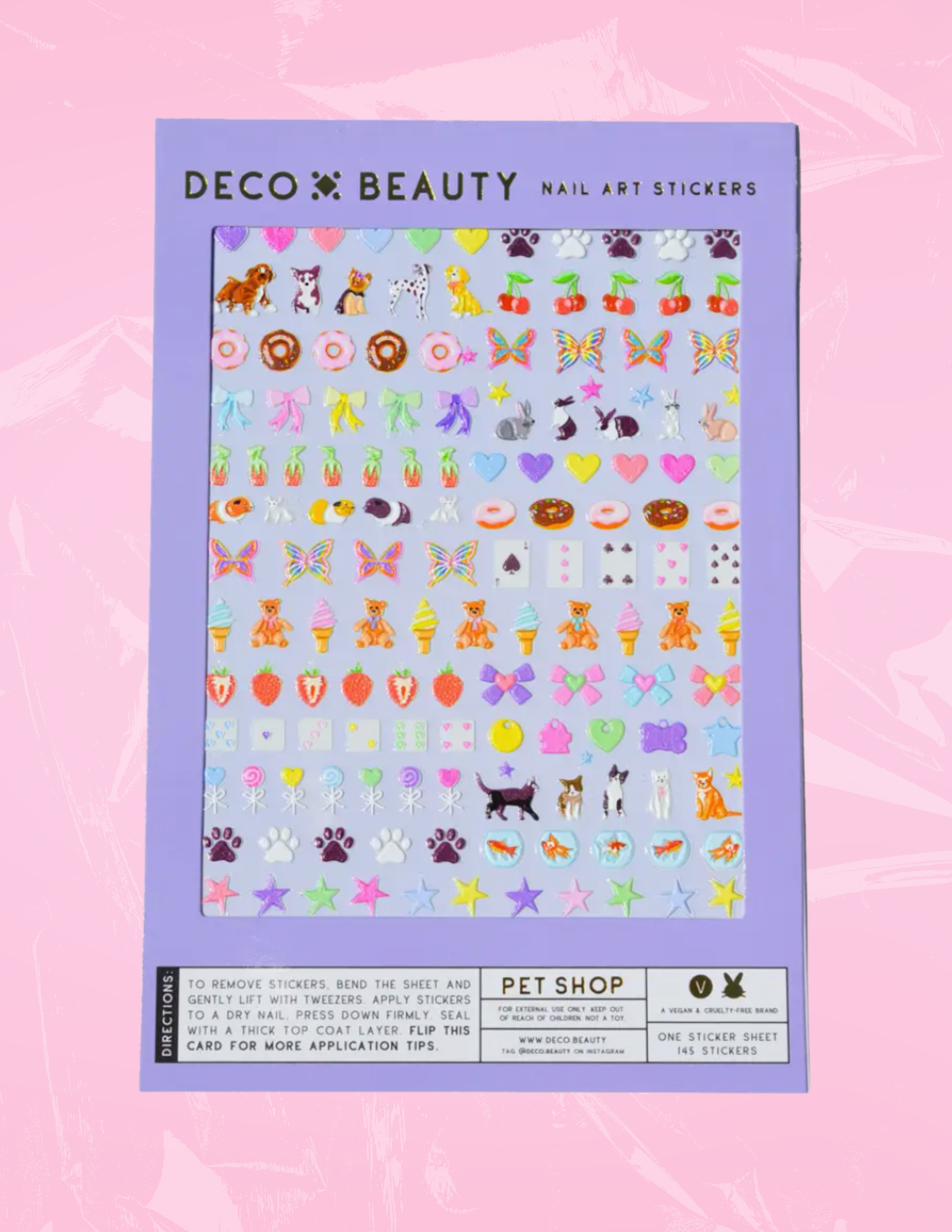 Deco Beauty Nail Art Stickers - Pet Shop