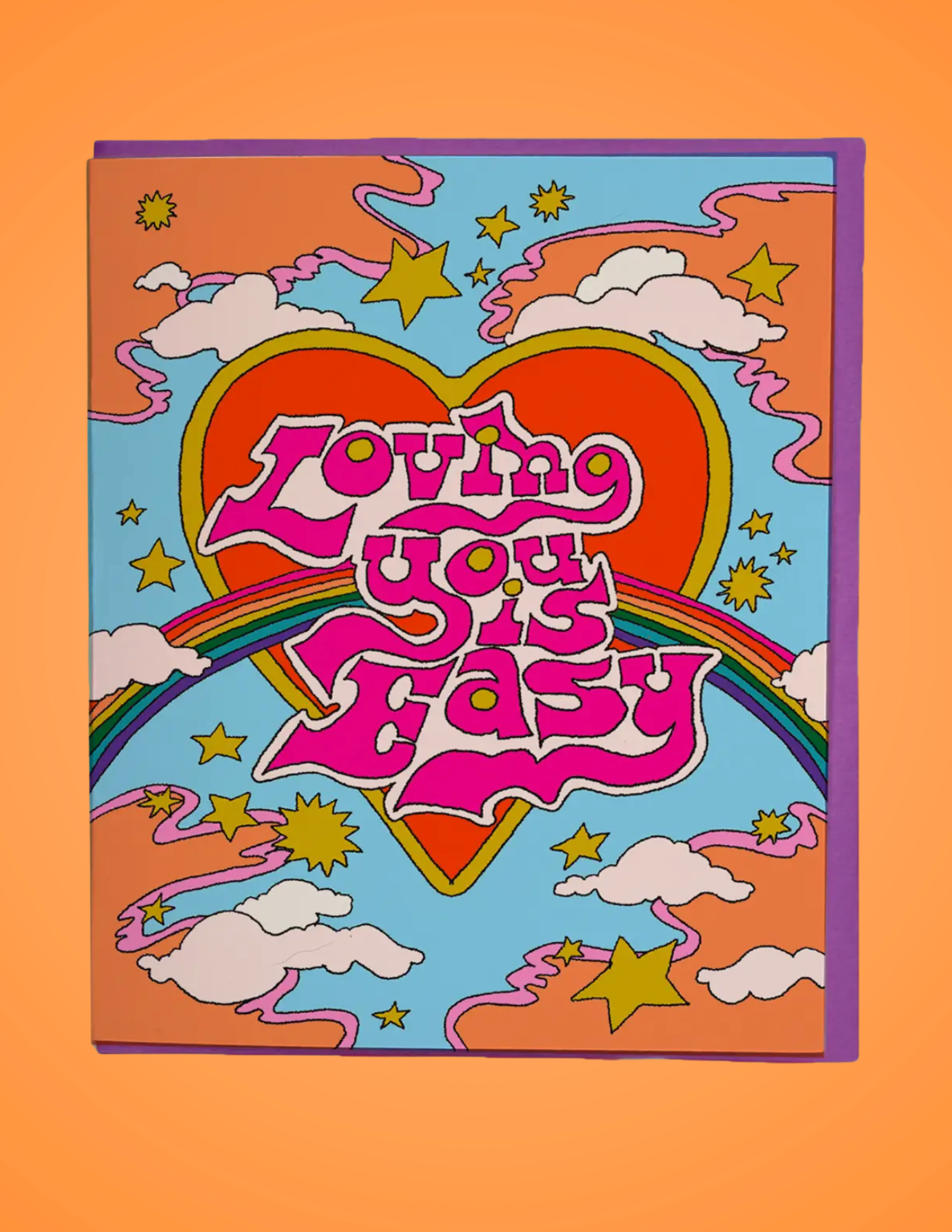 Loving You Is Easy Greeting Card