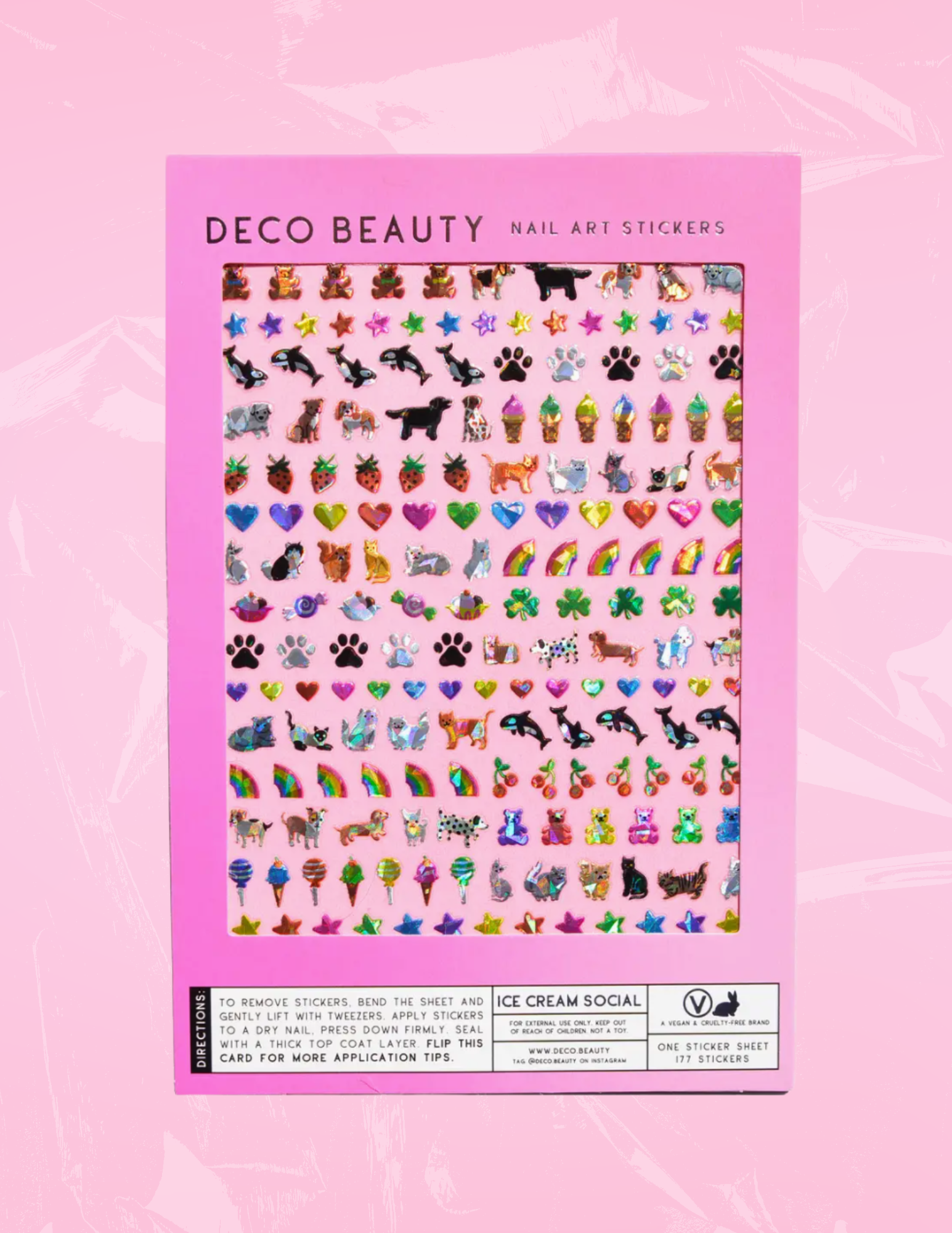 Deco Beauty Nail Art Stickers - Ice Cream Social