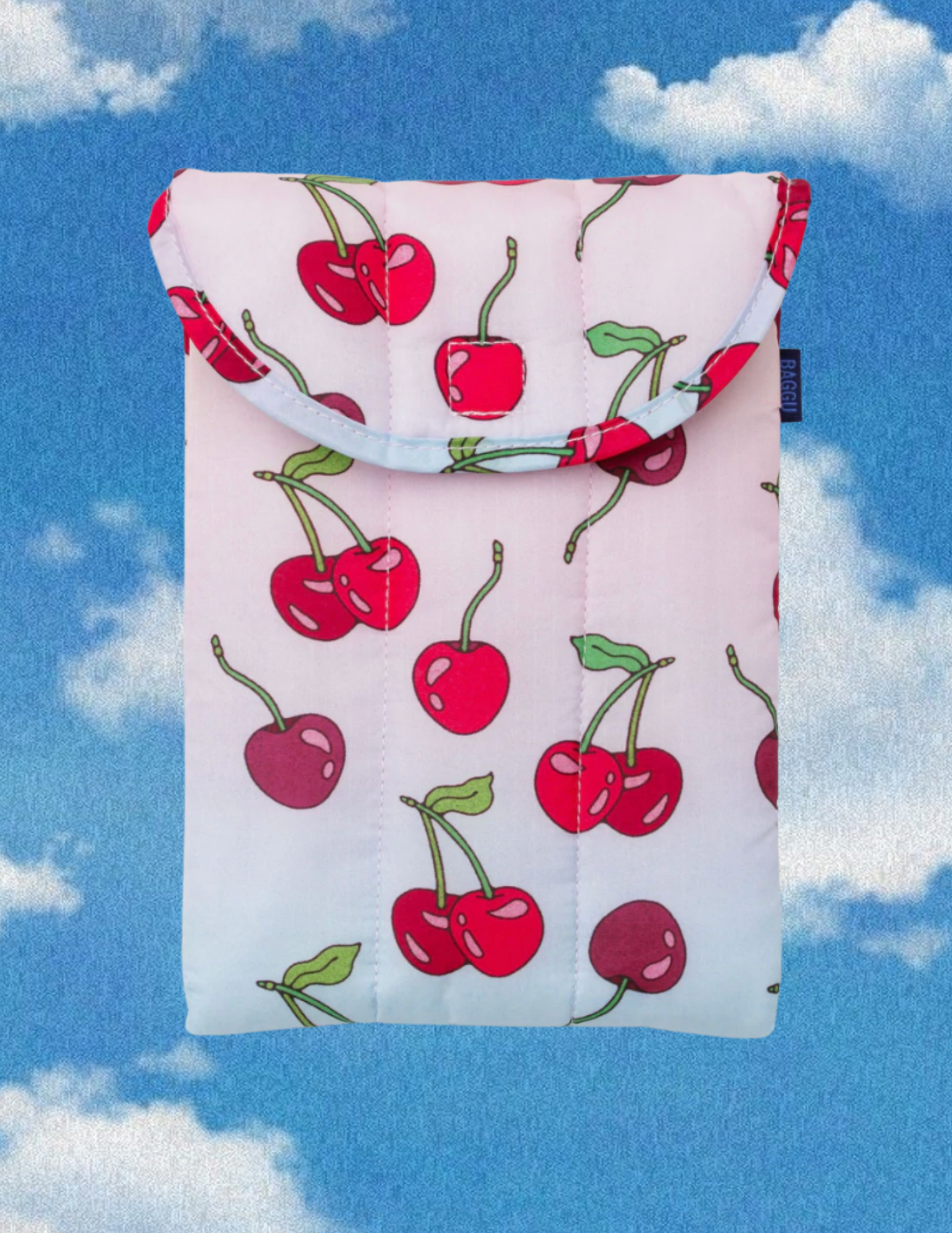 BAGGU Cherries Puffy Tablet Sleeve