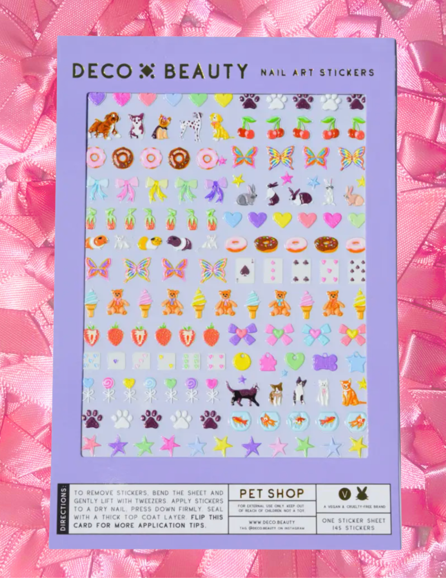 Deco Beauty Nail Art Stickers - Pet Shop
