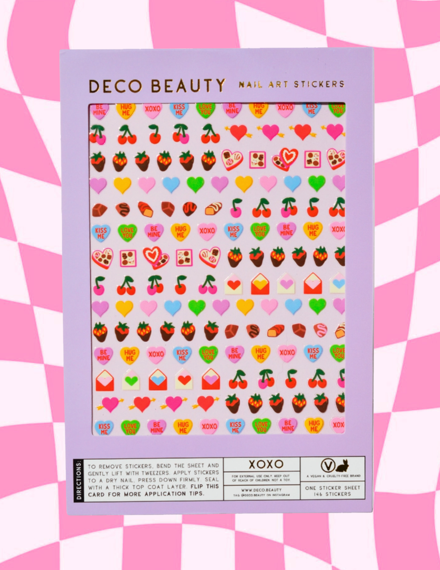 Deco Beauty Nail Art Stickers - XOXO