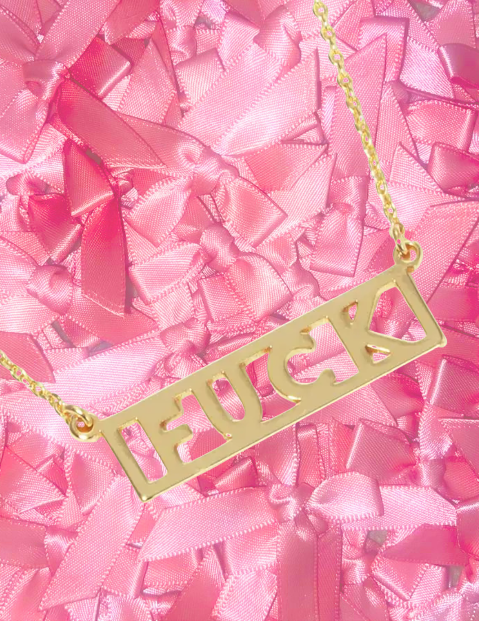 Gold-Dipped Fuck Necklace