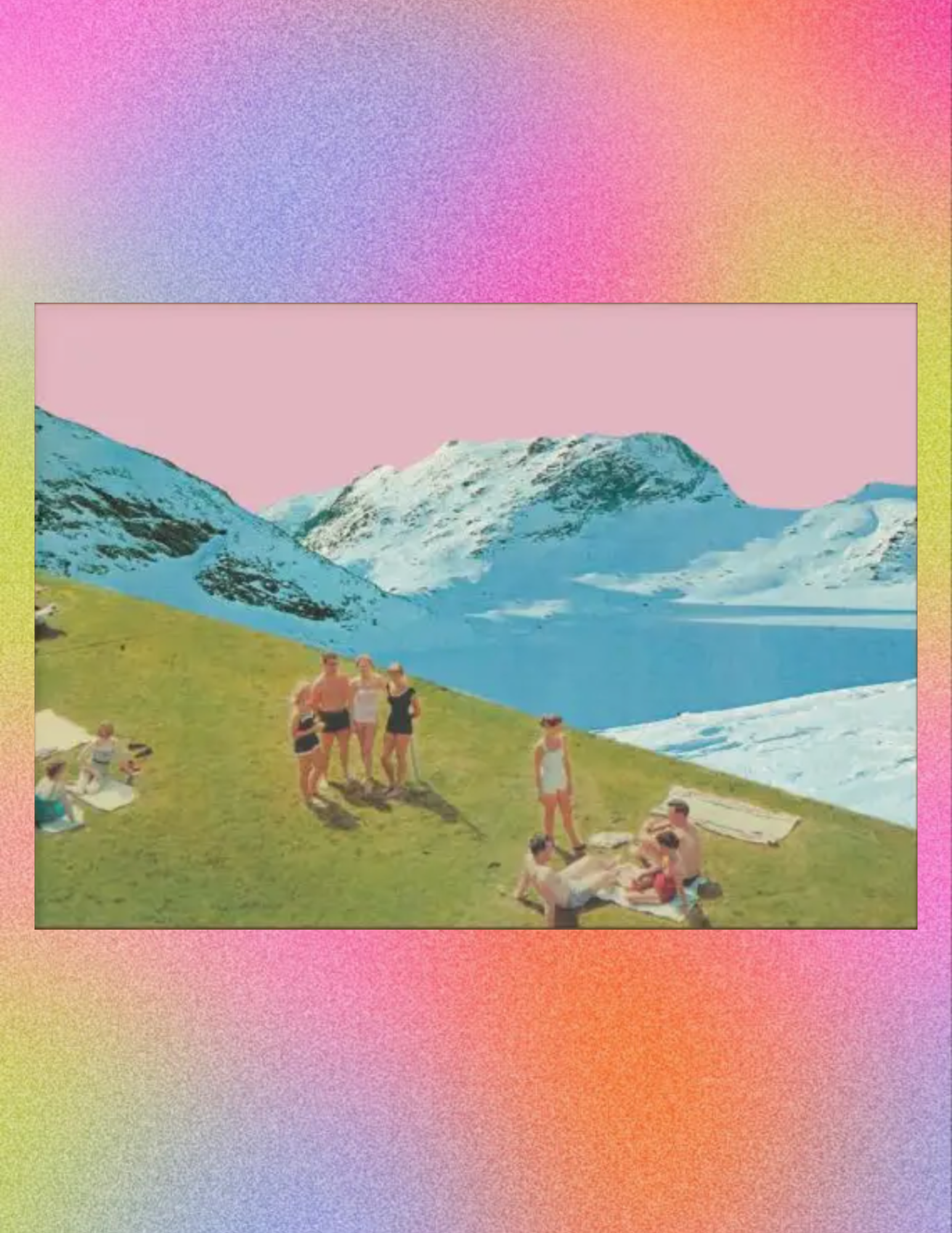 Surreal Retro Art Print