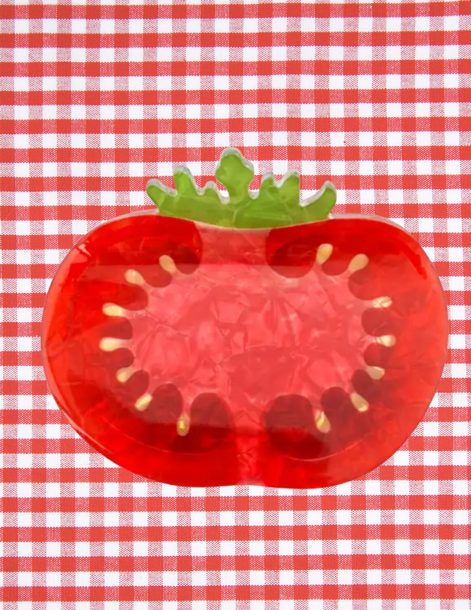 Half Tomato Claw Clip