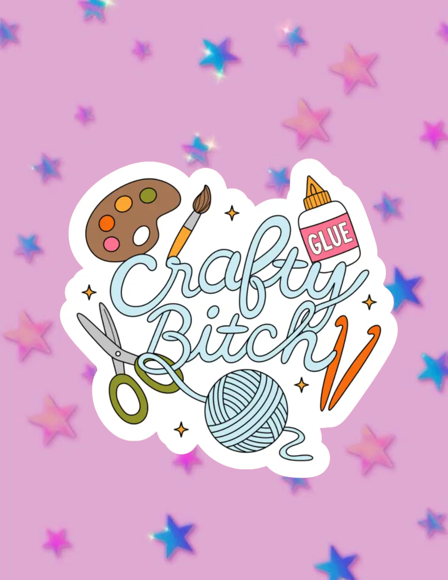 Crafty Bitch Sticker