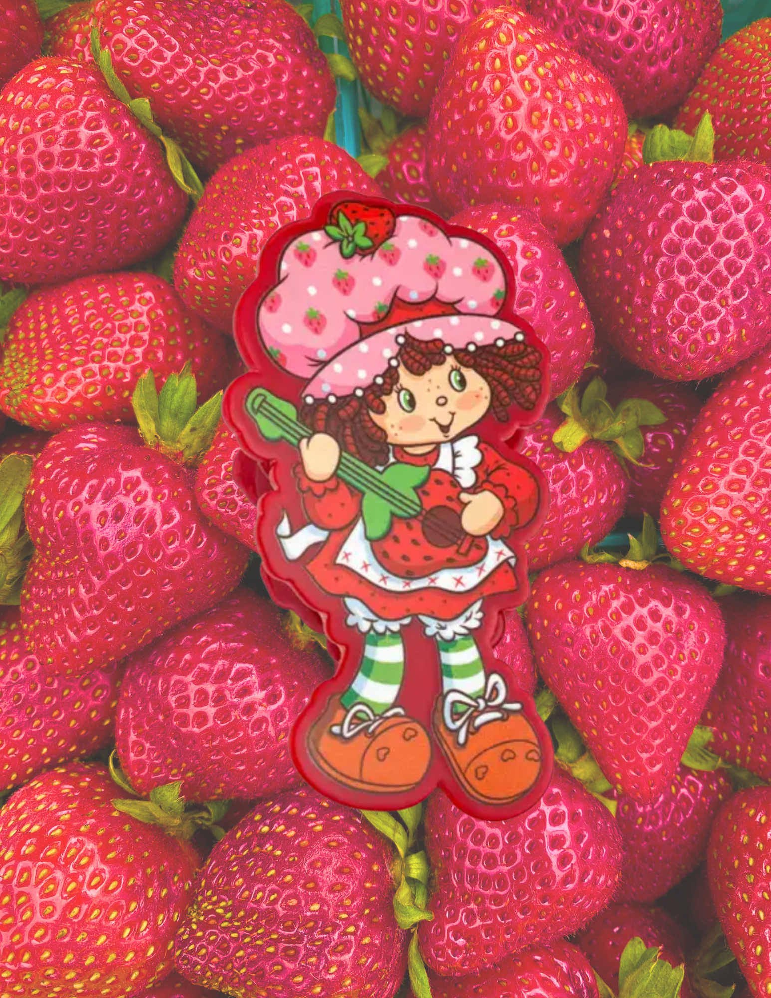 Strawberry Shortcake Claw Clip