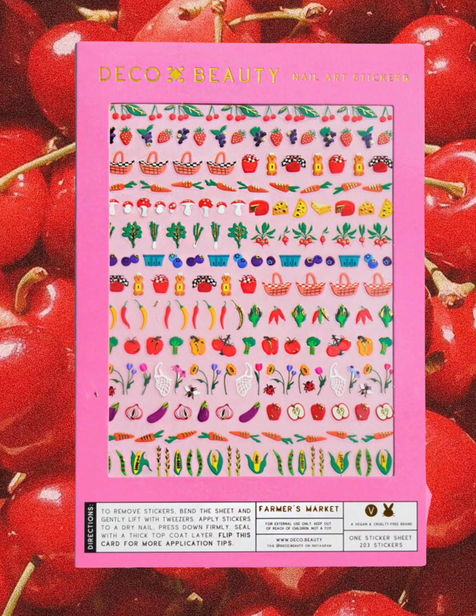 Deco Beauty Nail Art Stickers - Farmer's Market