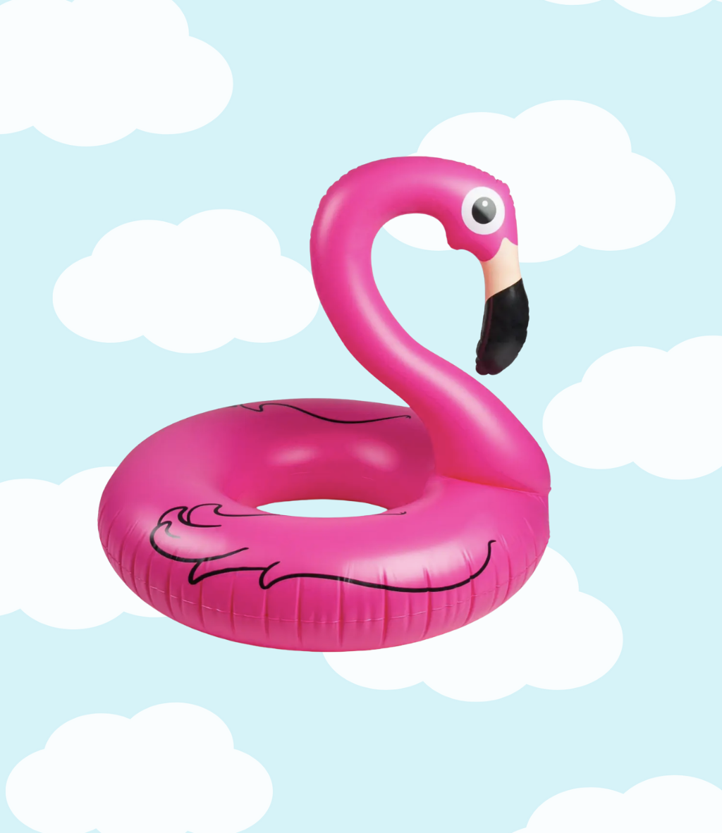 Giant Pink Flamingo Pool Float