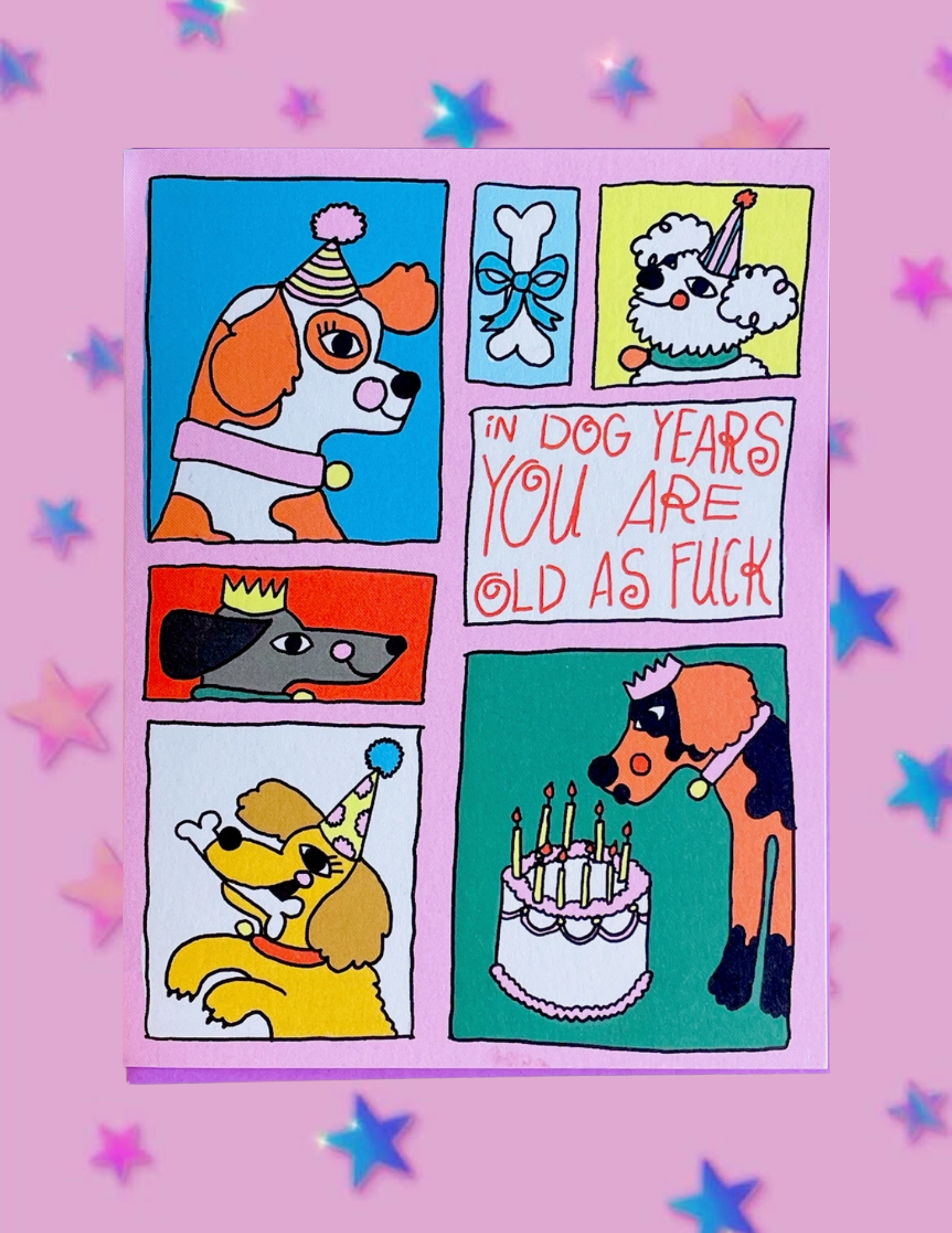 Dog Years Birthday Card