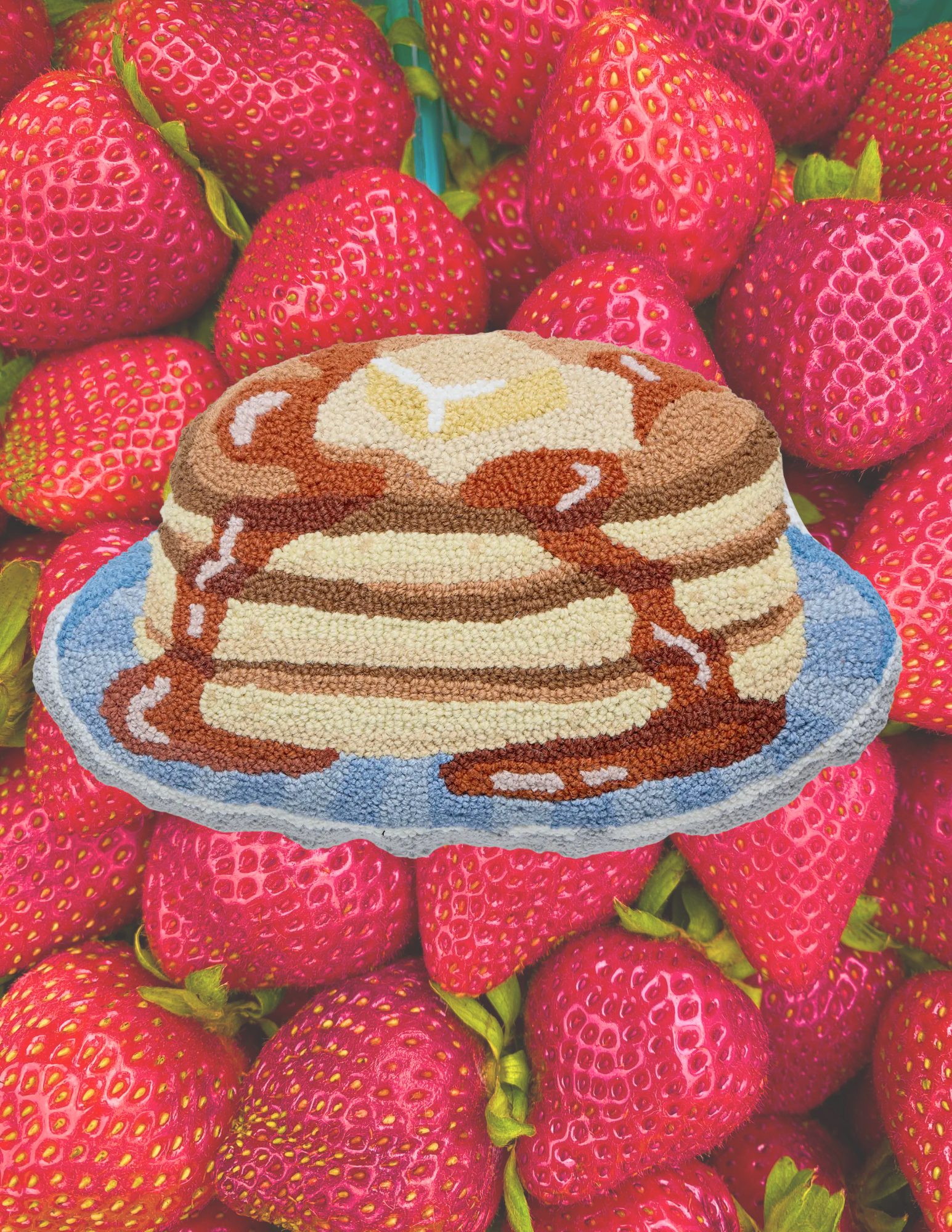 Shaped Pancakes Hook Pillow