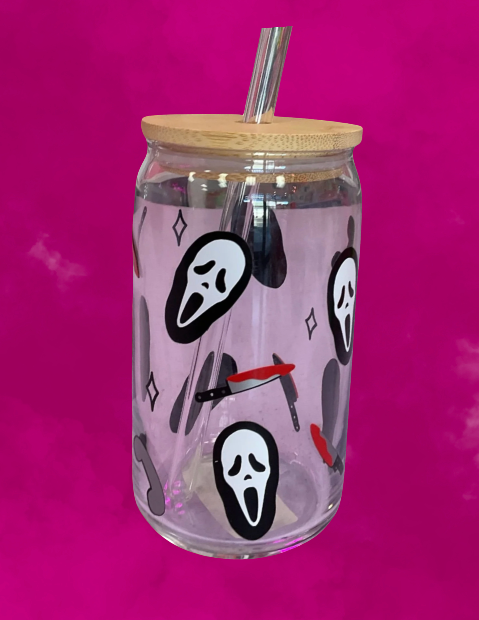 Scream Queen Iced Coffee Glass Cup