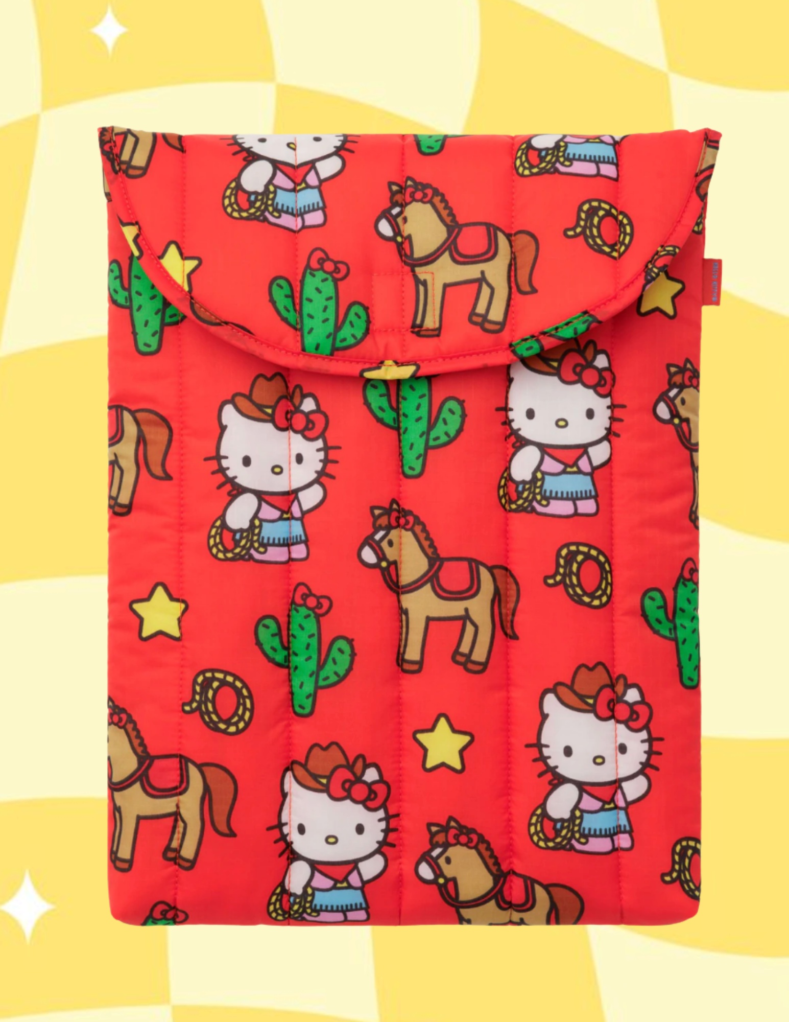 BAGGU Puffy Laptop Sleeve 16" | Hello Kitty Western